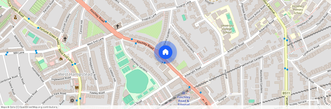 Finchley Road, Avenue Mansions, NW3, London