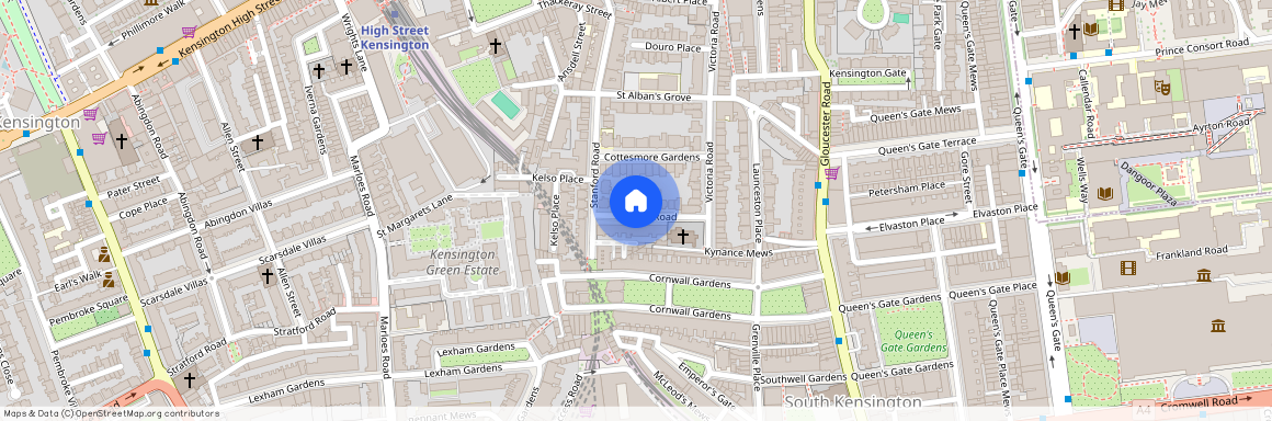Eldon Road, Kensington, London, W8, United Kingdom
