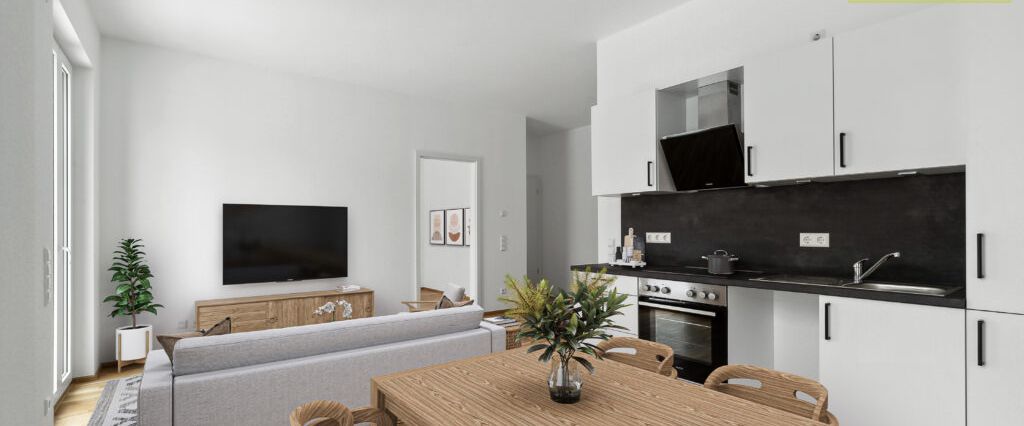 Urbanes Wohnen mit Erholungswert - 3-Zimmer-Wohnung mit Terrasse - Photo 1