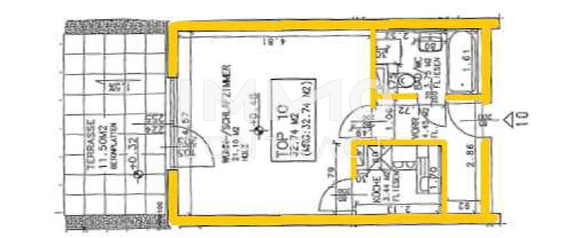 1- Zimmer Wohnung mit Terrasse | Kalvarienbergstraße 134 Top 10 - Photo 1