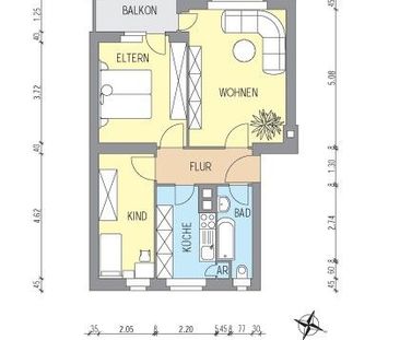 2,5-Zimmer Wohnung wird kurzfristig neu vermietet - Photo 3