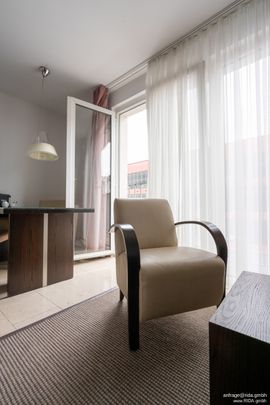 Welc(H)ome® by RIDA FLATS – D’dorf City! Charmant + Top Lage! Löffelfertig + Aufzug + Balkon + AC - Photo 1