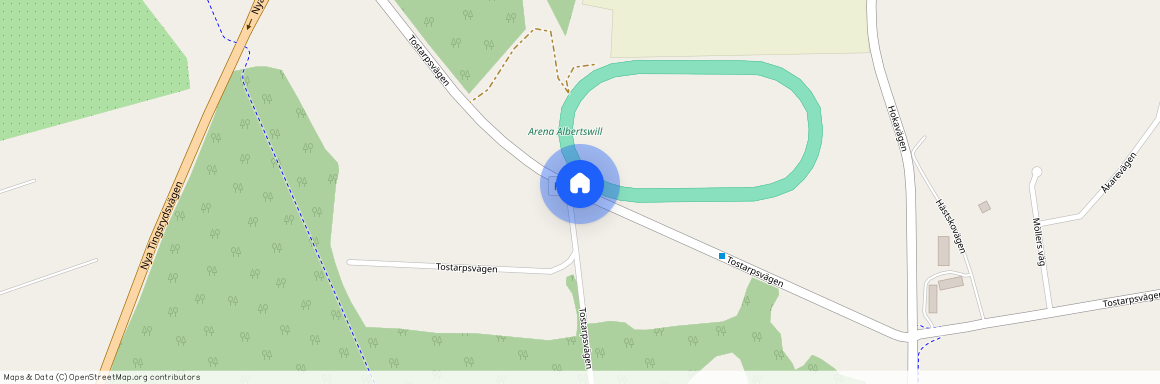 Tostarpsvägen, Asarum