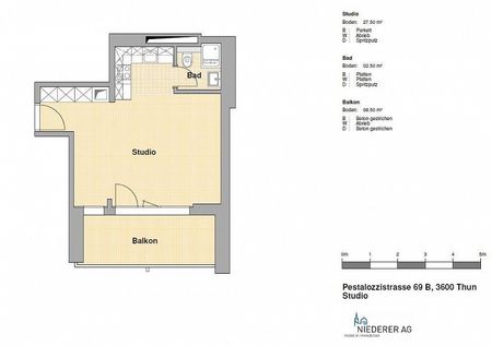 Moderne und zentrale 1- Zimmerwohnung - Foto 2