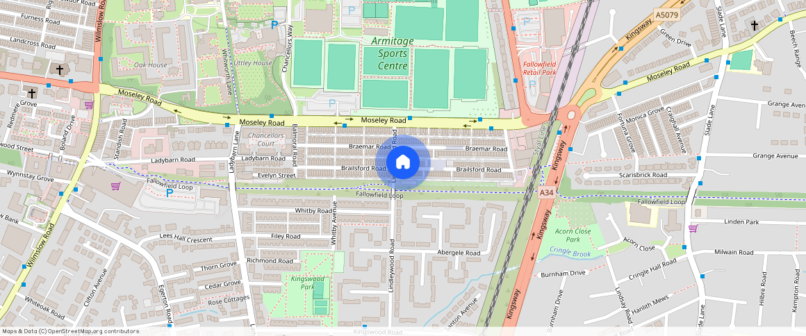 Brailsford Rd, Fallowfield, m14 6pa