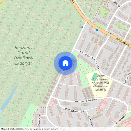 ul. Grzybowska, Rokitnica, Zabrze, śląskie