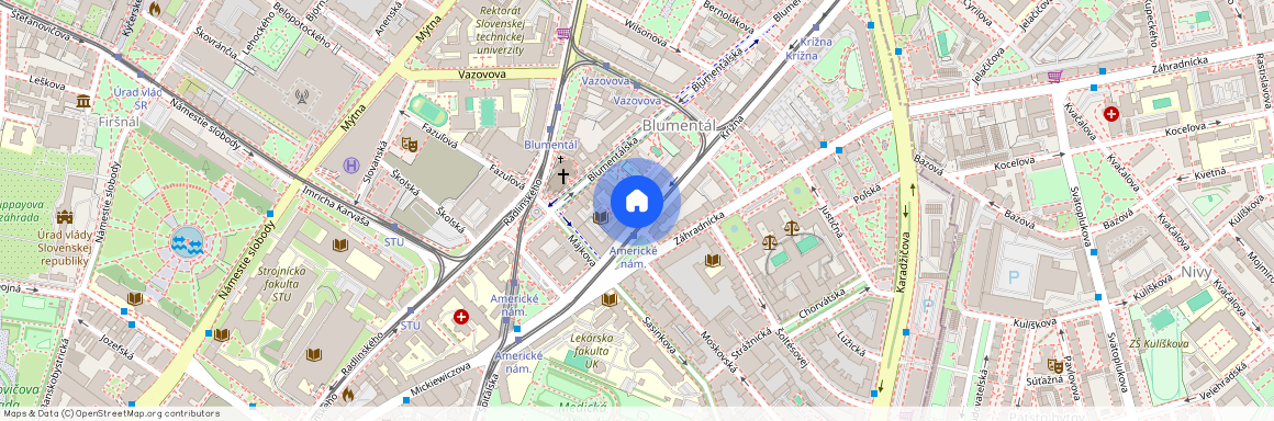Krížna, Bratislavský kraj, 841 01, Bratislava - Staré Mesto