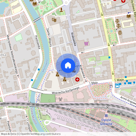 ul. Leona Powolnego, Stare Miasto, Opole, opolskie