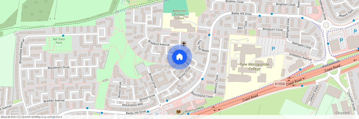 Blandford Way, Wallsend