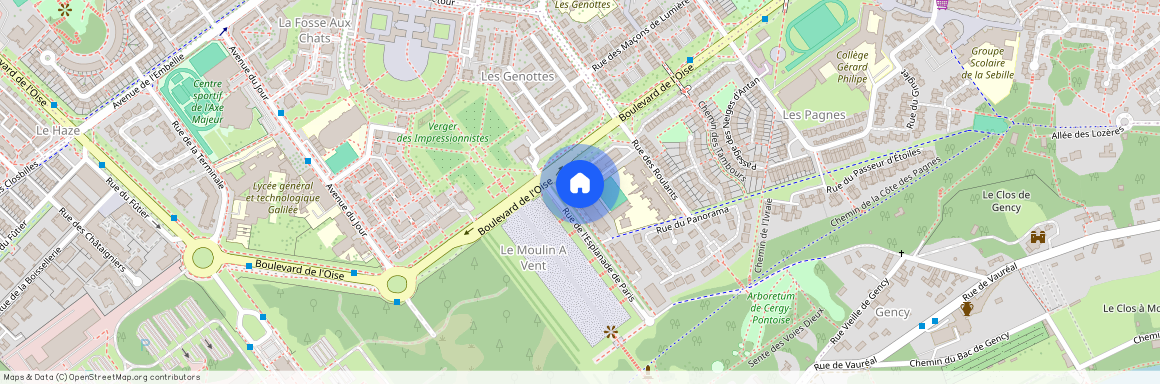 95800, Cergy