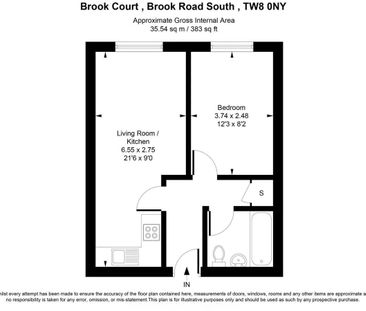 1 Bed Flat, Brook Court, TW8 - Photo 5