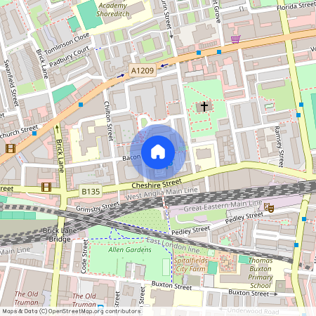 Bacon Street, E2, Shoreditch, London, E2