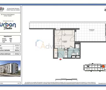 F 1 neuf de 20.85 m² avec TERRASSE - Photo 3