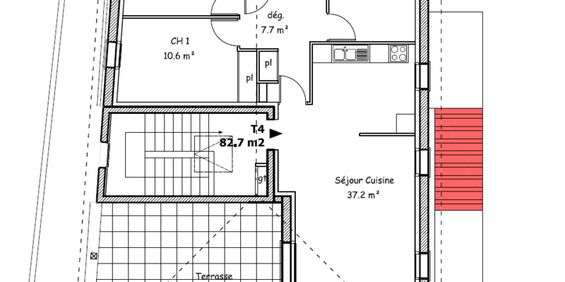 APPARTEMENT TYPE 4 – LES ROSEAUX – BEAUREGARD L’EVEQUE - Photo 3