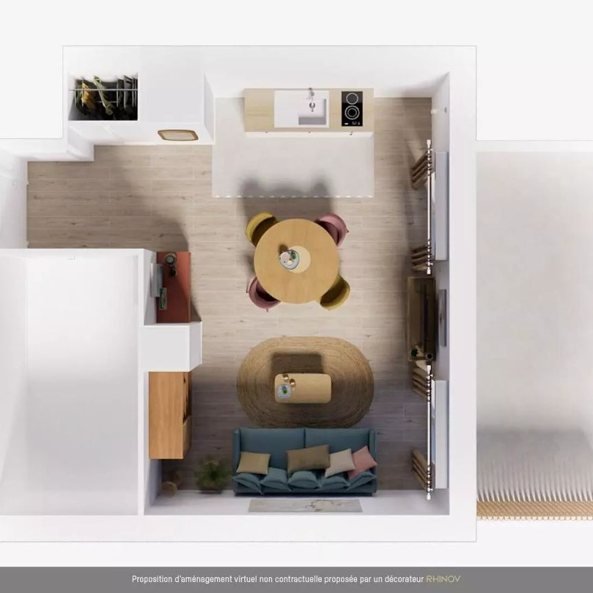 location Appartement T1 DE 30.1m² À COURBEVOIE - Photo 1