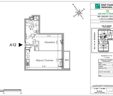 location Appartement T2 DE 42.9m² À RIS ORANGIS - Photo 6