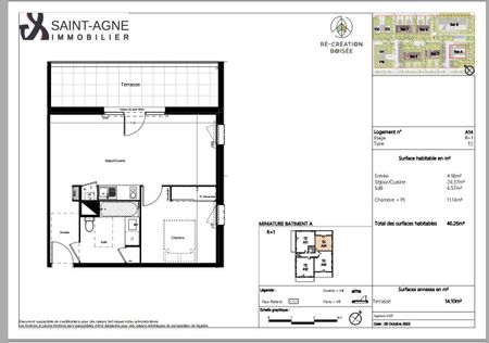 Location Appartement 2 pièces 46m² VILLENEUVE TOLOSANE 31270 - Photo 5