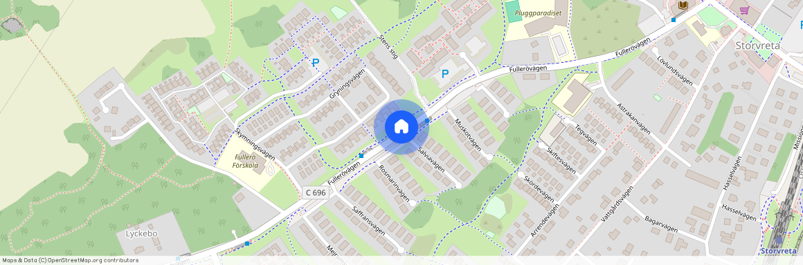 Fullerövägen, Storvreta