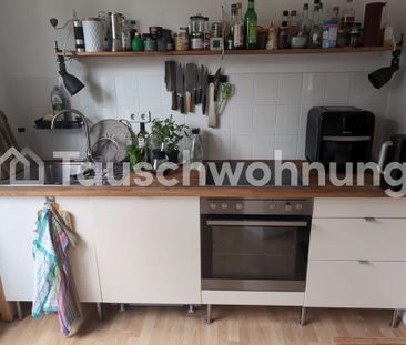 TAUSCHWOHNUNG Helle 2 Raum DG Wohnung mit uneinsehbarem Balkon - Foto 1