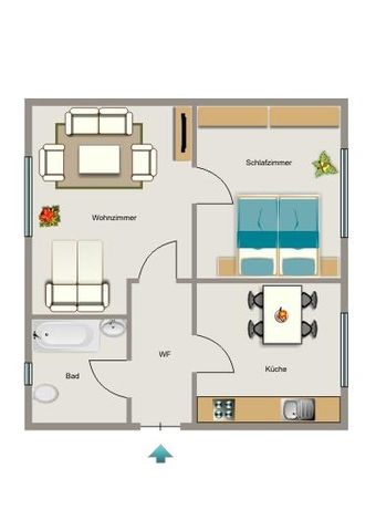 Geräumige 2-Zimmer-Etagenwohnung in Marl zu vermieten - Photo 4