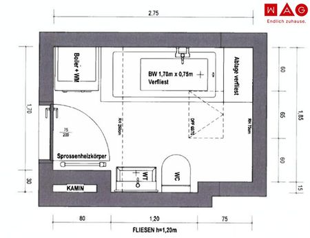 Erstbezug nach Sanierung! Sanierte 3-Zimmerwohnung mit Badewanne ab 01.06.2026! - Foto 5