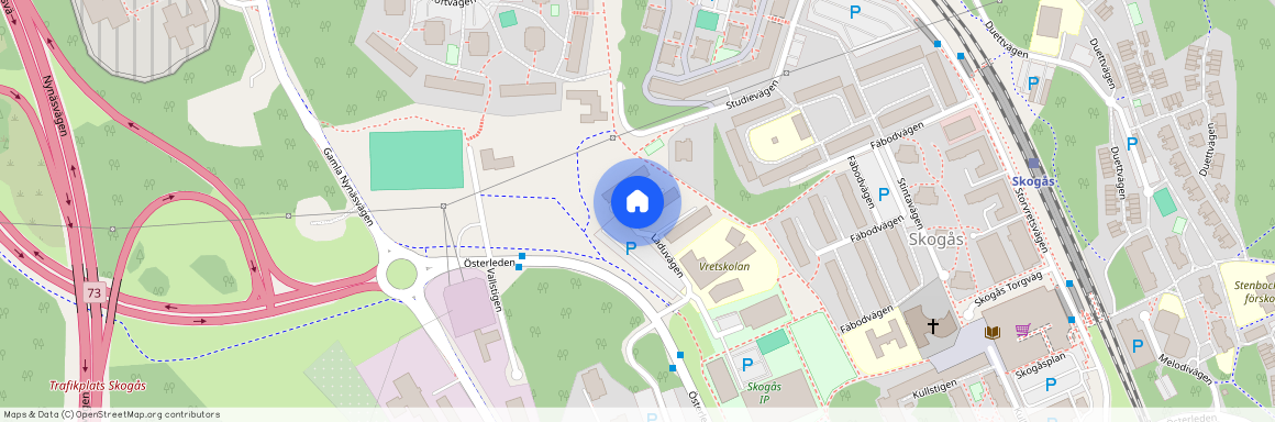 Laduvägen 12, Skogås