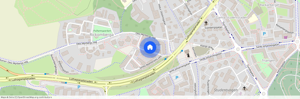 Gösta Wahlströms väg, Uppsala