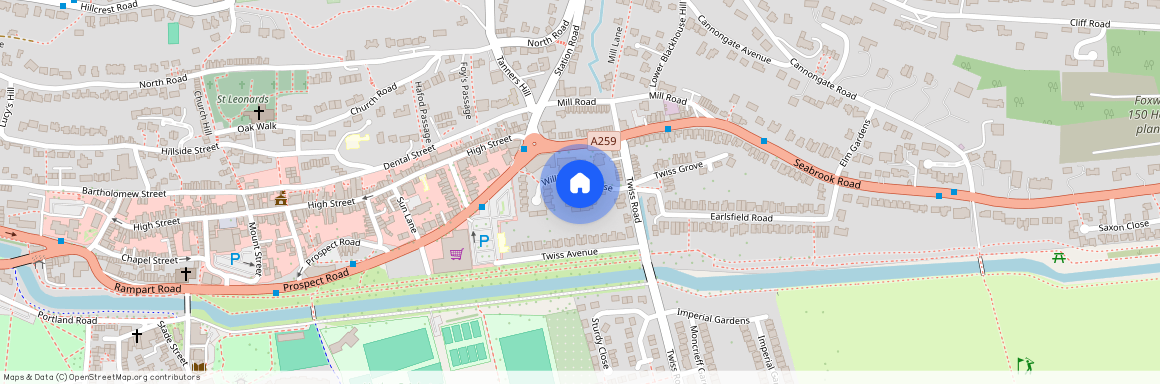 William Pitt Close, Hythe, Kent