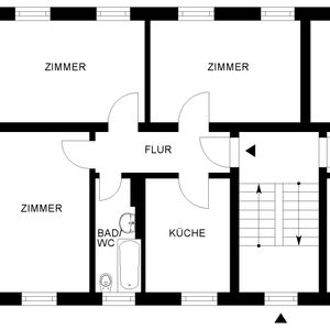 Zentral und im Grünen wohnen, Familienfreundlich geschnittene 3-Zimmer-Wohnung // 1.OG links - Photo 3