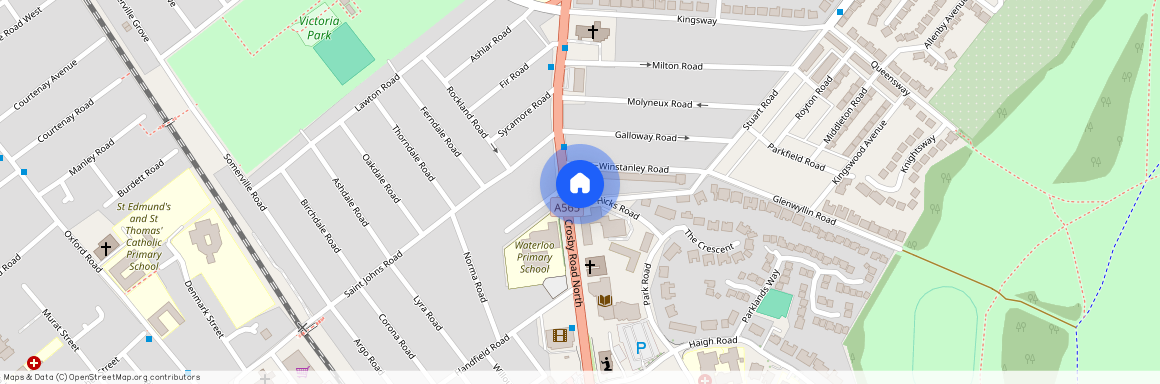 Crosby Gardens, Crosby Road North, Waterloo, Liverpool