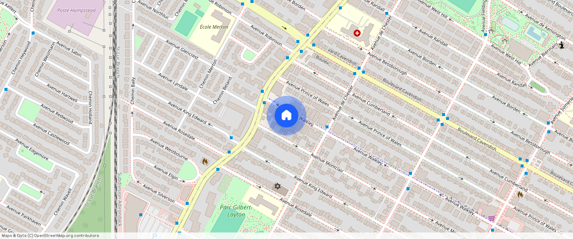 ** Avenue Walkley, Côte-des-Neiges-Notre-Dame-de-Grâce, Côte-des-Neiges-Notre-Dame-de-Grâce, Ile de Montréal, H4V 1G2