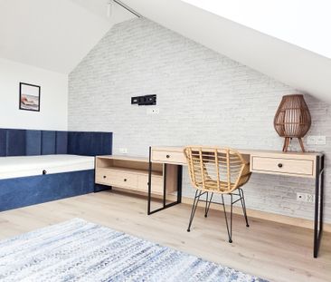 Nowoczesny salon z antresolą osiedle Storia Gdańsk - Фото 6