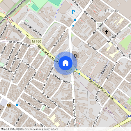 BOULEVARD MONTESQUIEU, 59100, Roubaix