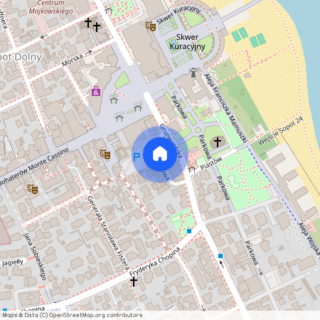 ul. Ogrodowa, Centrum, Dolny Sopot, Sopot, pomorskie