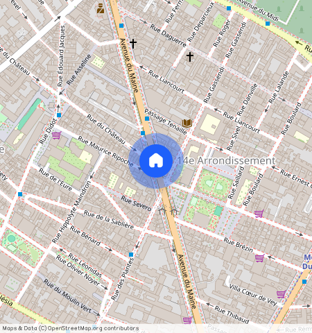 Rue Campagne Première, 75014, Paris