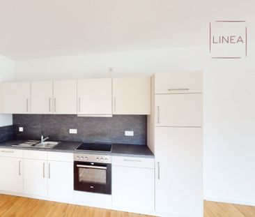 Für Paare geeignet. 2-Zimmer-Wohnung mit Einbauküche und Fußbodenhe... - Photo 2