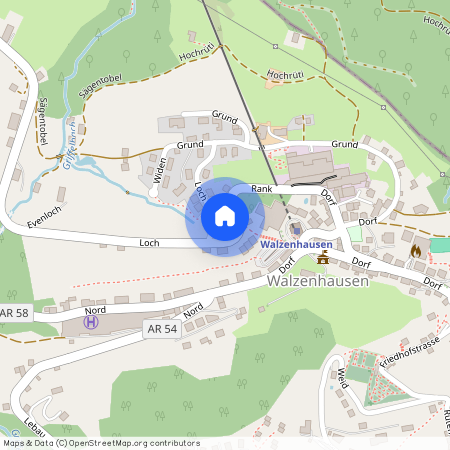 Loch 1305, 9428 Walzenhausen