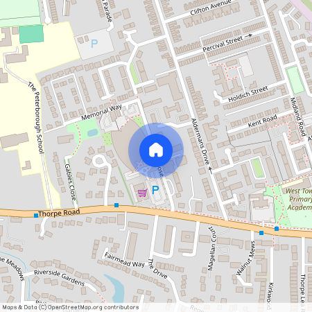 St. Johns Close, Peterborough, Cambridgeshire, PE3