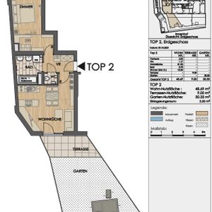 2-Zimmer-Gartenwohnung zu mieten in Oberlaa - Foto 3