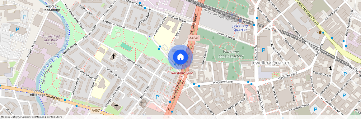 Icknield street, Jewellery Quarter, Birmingham, B18 6EA