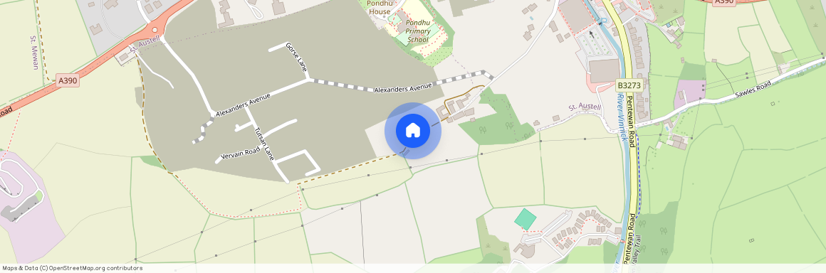 Alexanders Avenue, St. Austell, Cornwall, PL25