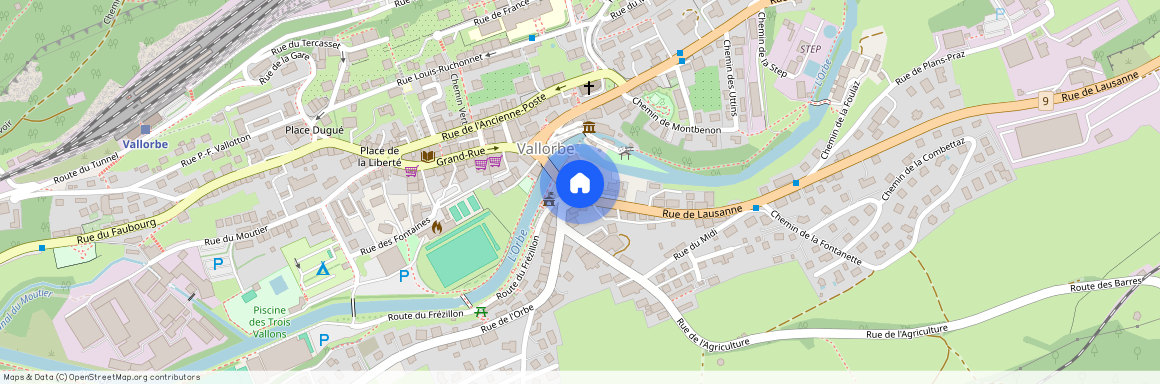 VD, Rue de Lausanne 1, 1337, Vallorbe