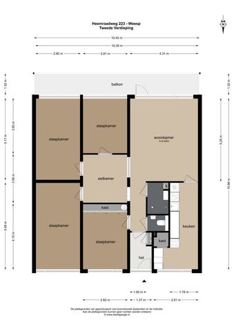 Appartement te huur: Heemraadweg 223 1382 HR Weesp - Photo 5