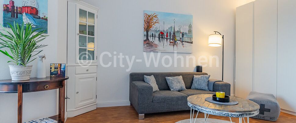 Sehr helles, möbliertes 1 Zimmer Studio-Apartment mit Balkon in Hamburg-Eimsbüttel - Foto 1