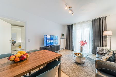 City-Residence: Modern möblierte 3-Zi.-Wohnung mit Balkon in F-Eschersheim - Photo 3