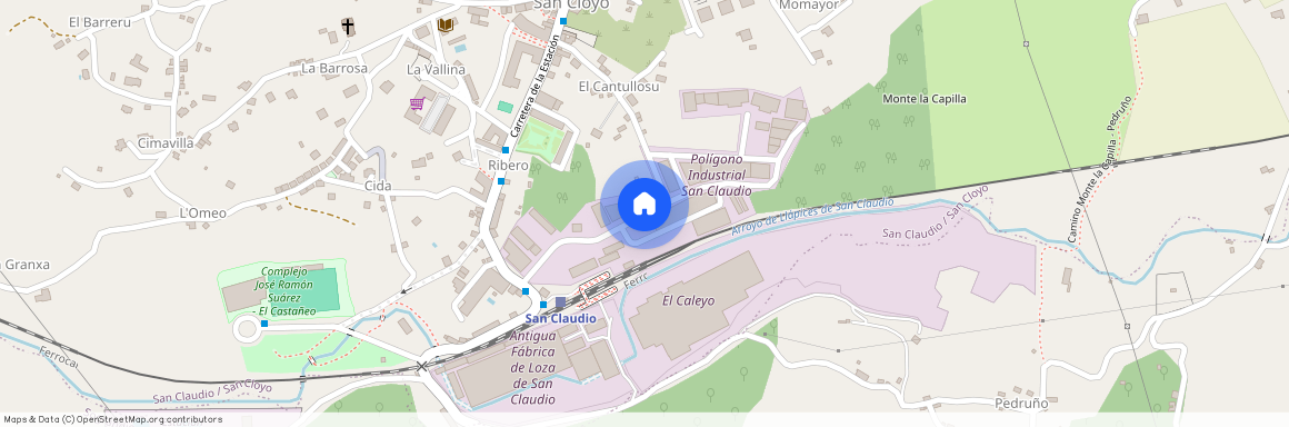 San Claudio-Trubia-Las Caldas, Oviedo