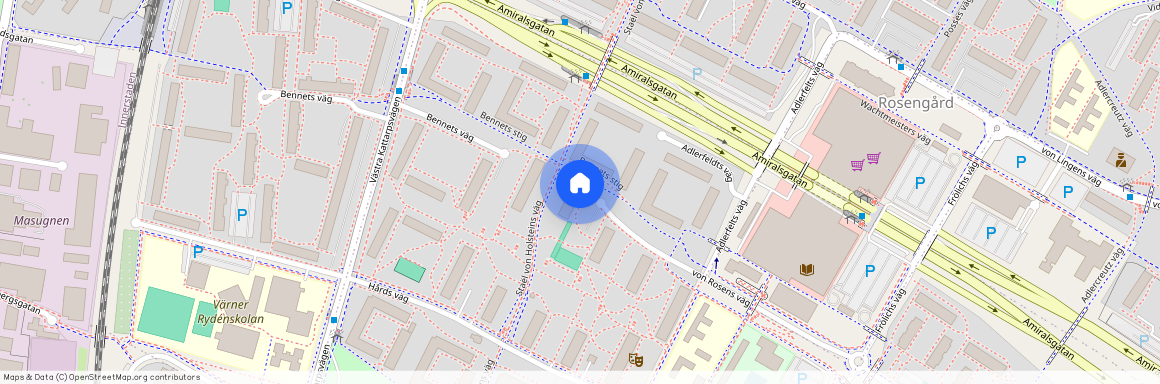 Von Rosens väg 1, Örtagården