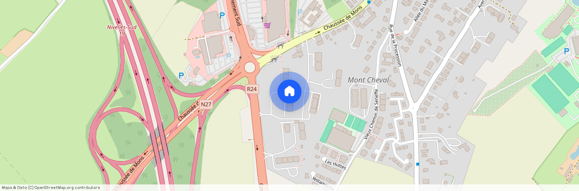 Chaussée de Mons, 21, 25, 1400, Nivelles