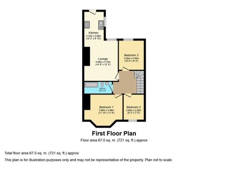 3 bed upper flat to rent in NE6 - Photo 3