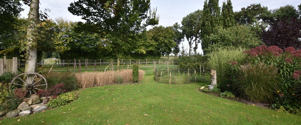 Idyllisches Wohnen auf dem Land – Charmante Erdgeschosswohnung mit Einbauküche und Garten in Augustendorf - Foto 1
